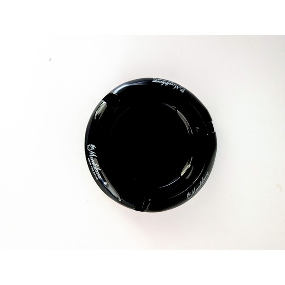 Hotel Monteleone New Orleans Black Glass Ashtray Vintage Tobacciana Souvenir 4in - Picture 5 of 6